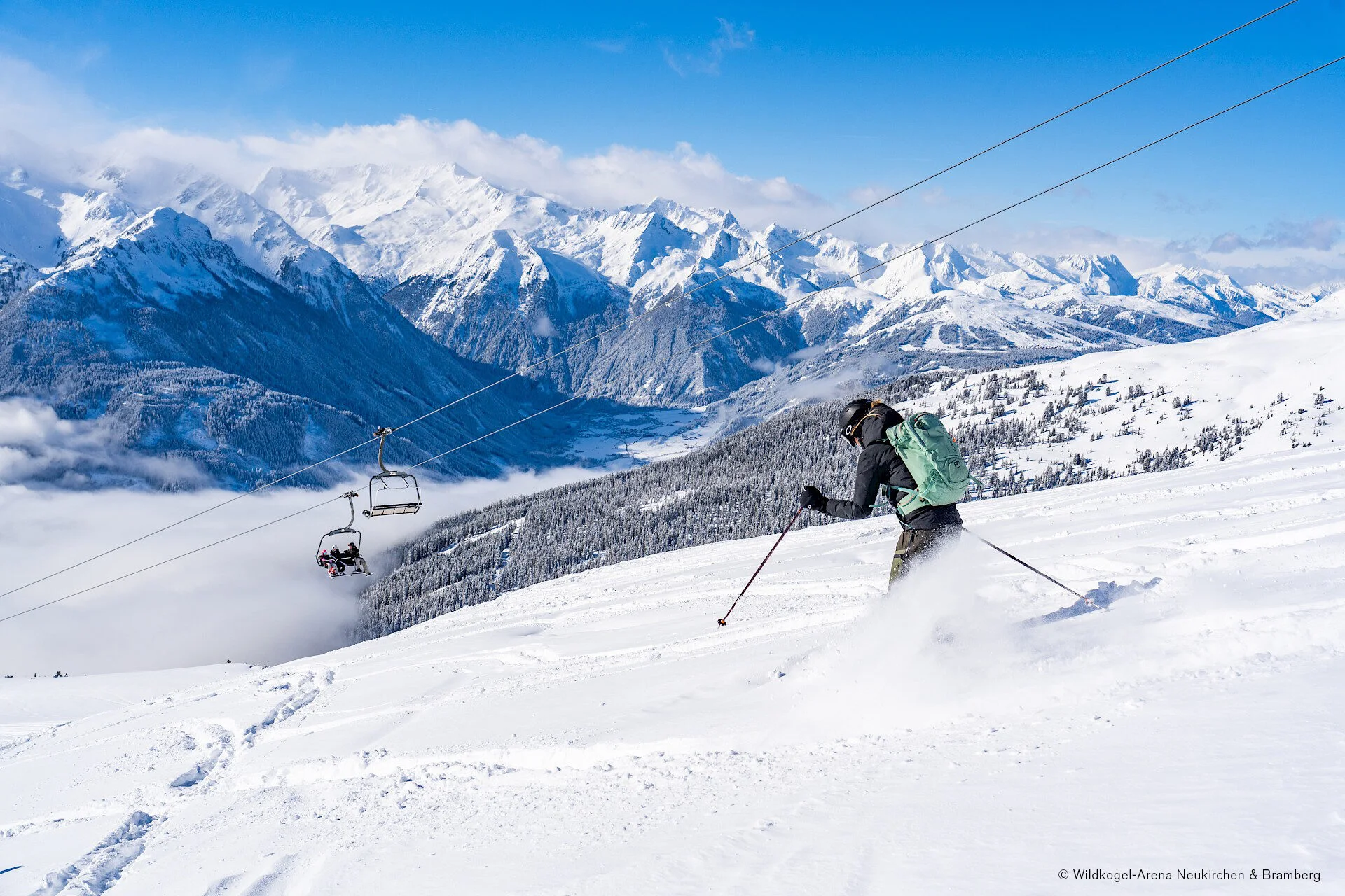 AlpenPura Boutique Chalets Luftbild Sommer – Neukirchen am Großvenediger