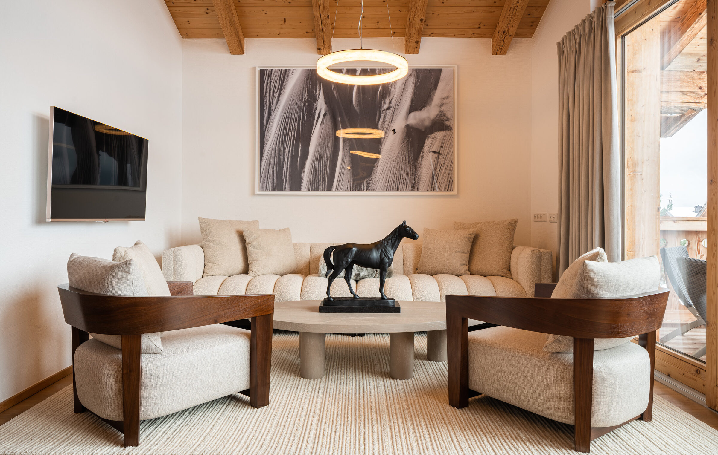 Chalet Steinbock Wohnbereich